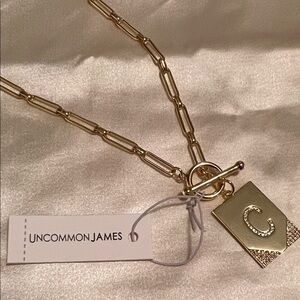 Uncommon James Leave Your Mark Gold Initial “C” Necklace